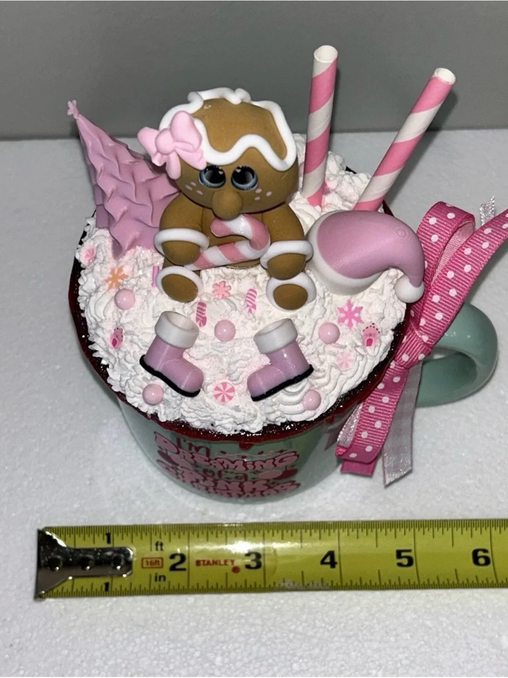 Handmade whimsical pink